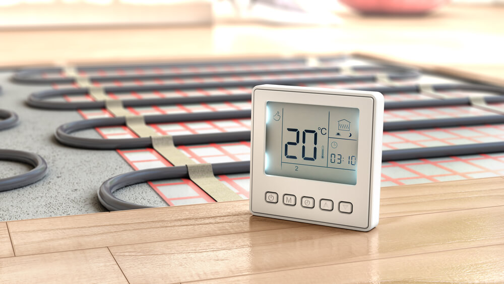 Thermostat de régulation de chaleur d'un plancher chauffant