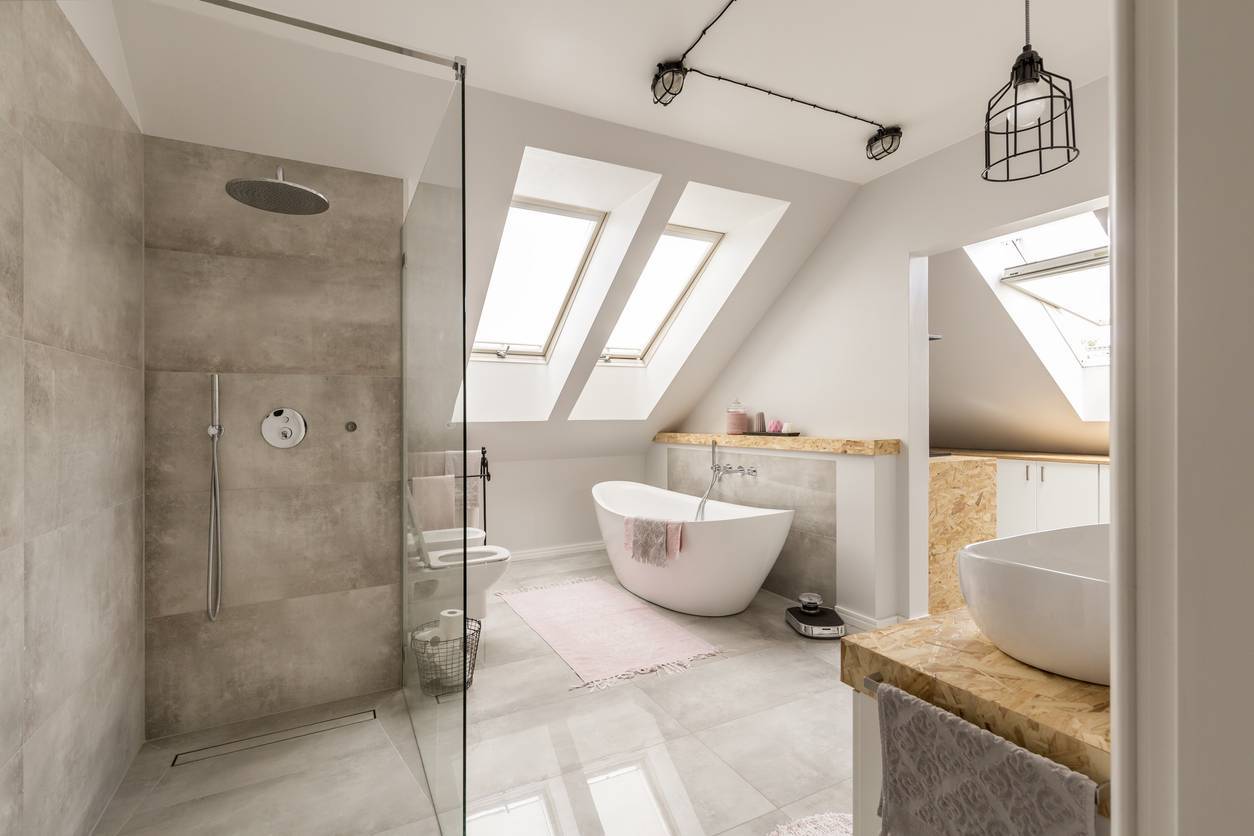 Salle de bain receveur douche