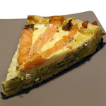 Tarte aux poireaux et saumon fumé Tarte aux poireaux et saumon fumé