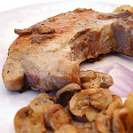 Côtes de porc sauce Madère Côtes de porc sauce Madère