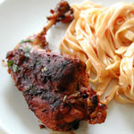 Lapin sauce ail et tomates Lapin sauce ail et tomates