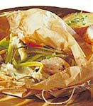 Saumon en papillote Saumon en papillote