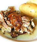 Cuisse de chevreaux sauce moutarde Cuisse de chevreaux sauce moutarde