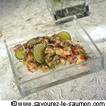 Saumon mariné à la Sud-américaine Saumon mariné à la Sud-américaine