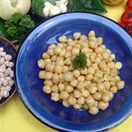 Salade de pois chiches à l'ail Salade de pois chiches à l'ail