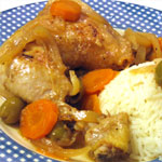 Le poulet yassa Le poulet yassa