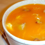 Crème de potiron aux châtaignes Crème de potiron aux châtaignes