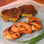 Gambas à la ciboulette Gambas à la ciboulette