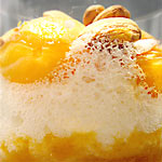 Mousse de fromage blanc aux amandes Mousse de fromage blanc aux amandes