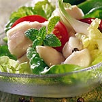 Salade de bar à la tahitienne Salade de bar à la tahitienne