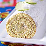Roulé à la noix de coco Roulé à la noix de coco
