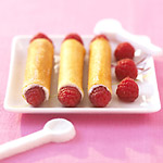 Tubes de chocolat framboisé Tubes de chocolat framboisé
