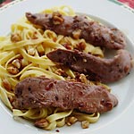 Aiguillettes aux noix et miel Aiguillettes aux noix et miel