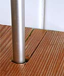 Découper un parquet autour d'un tuyau Découper un parquet autour d'un tuyau