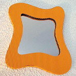 Fabriquer un miroir design avec du carton Fabriquer un miroir design avec du carton