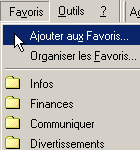 Ajouter un site à ses favoris Ajouter un site à ses favoris